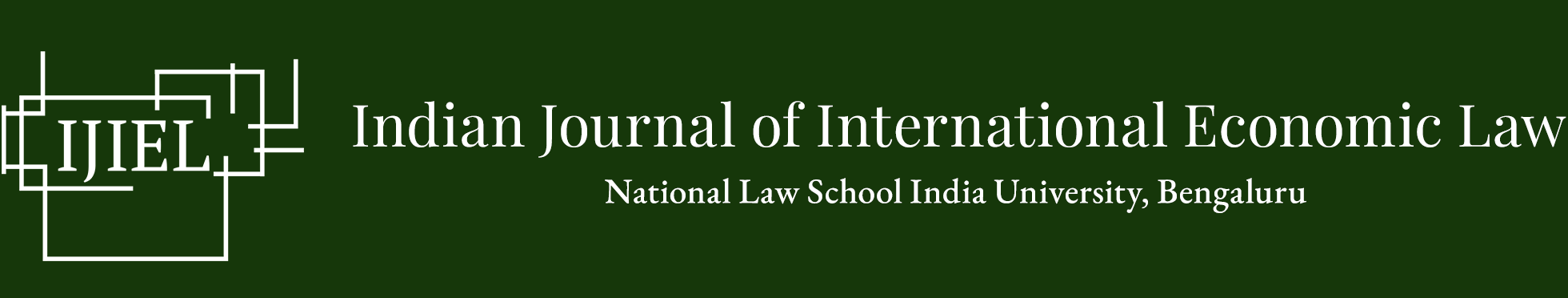 Indian Journal of International Economic Law
