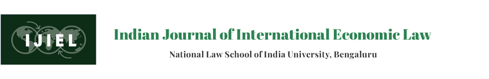 Indian Journal of International Economic Law